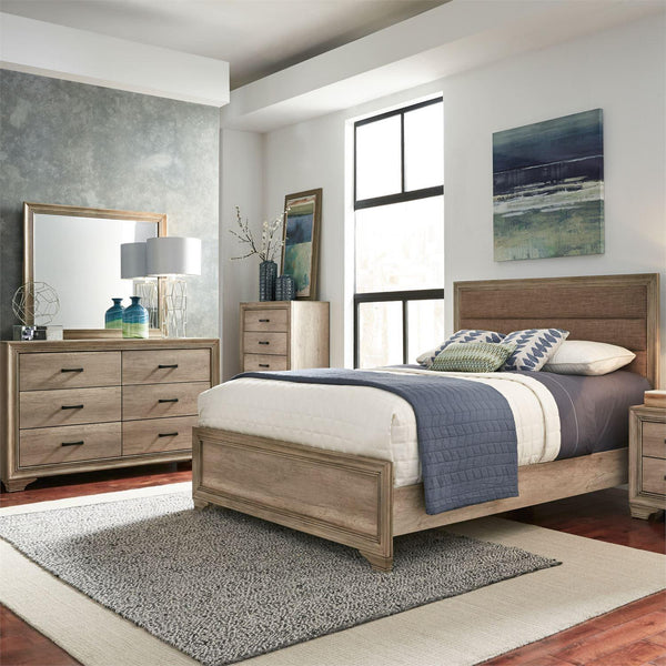 Liberty Furniture Industries Inc. Sun Valley 439-BR-QUBDMC 6 pc Queen Upholstered Bedroom Set IMAGE 1