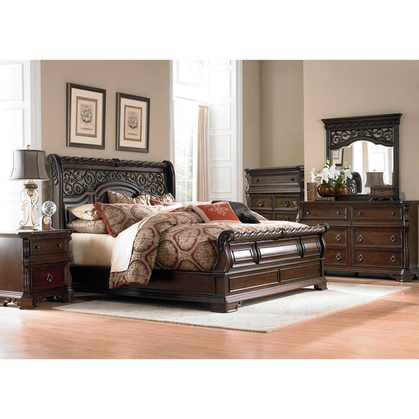 Liberty Furniture Industries Inc. Arbor Place 575-BR-KSLDM 5 pc King Sleigh Bedroom Set IMAGE 1