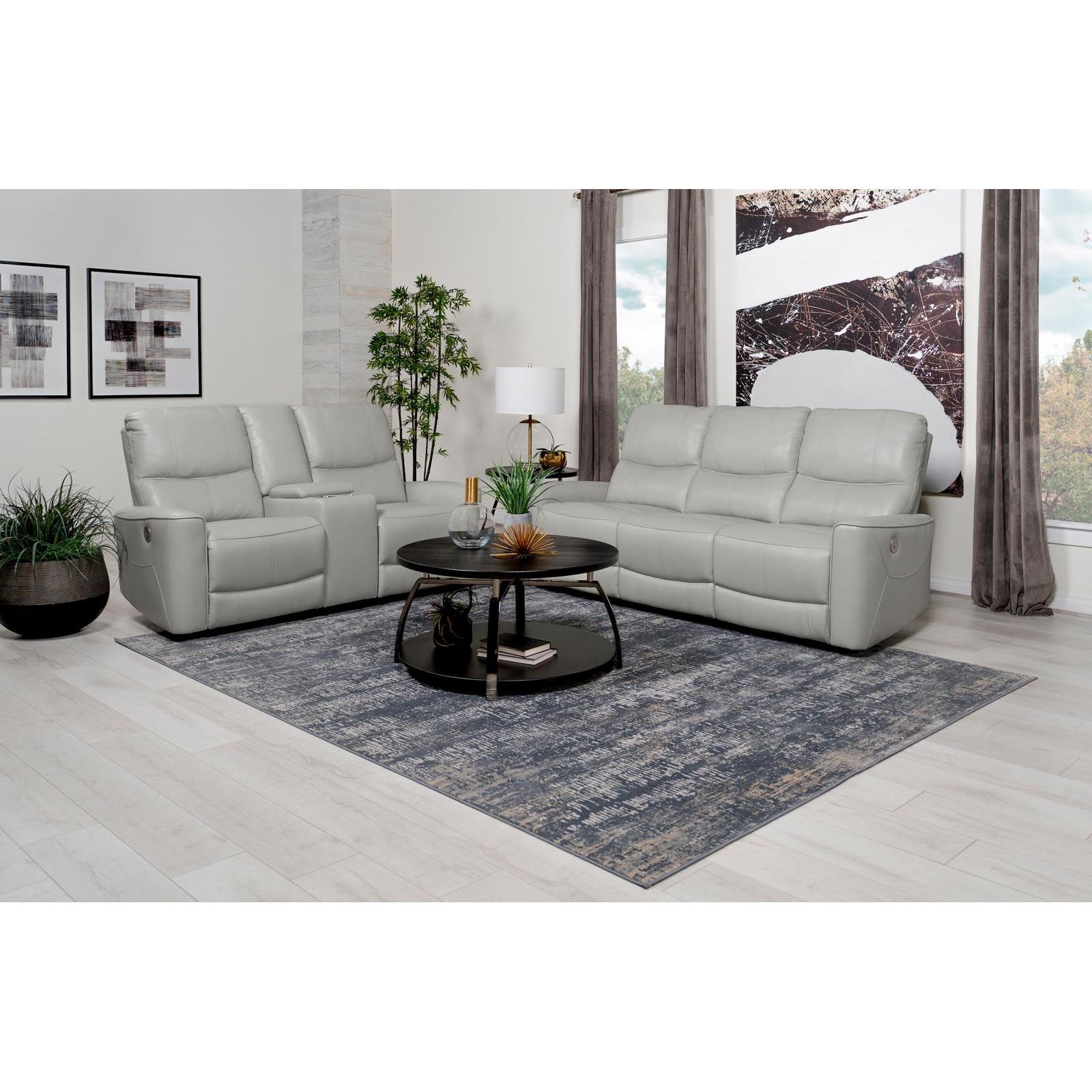rise ソファ Coaster Furniture Greenfield 610261P-S2 2 pc Power Reclining Living Ro