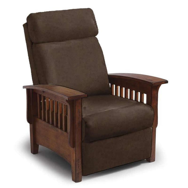 Best Home Furnishings Tuscan Fabric and Leather Look Recliner 2L20DP-23366 IMAGE 1
