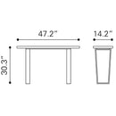 Zuo Atlas Console Table 100709 IMAGE 8