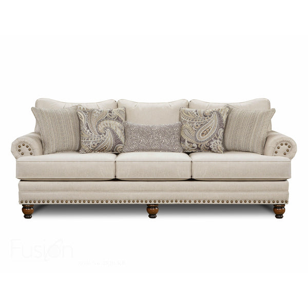 Fusion Furniture Stationary Fabric Sofa 2820-KPCARYS DOE IMAGE 1