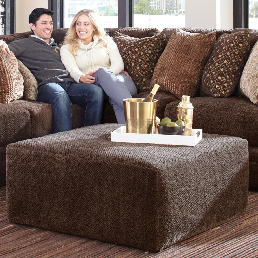 Jackson Furniture Mammoth Fabric Ottoman 4376-12 1806-49