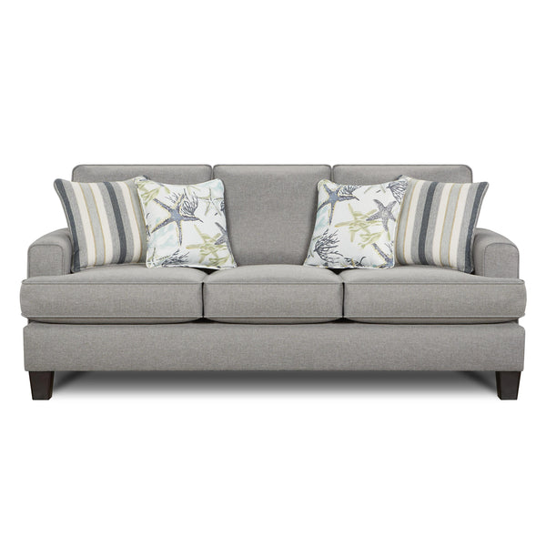 Fusion Furniture Stationary Fabric Sofa 2600 JITTERBUG FLAX IMAGE 1