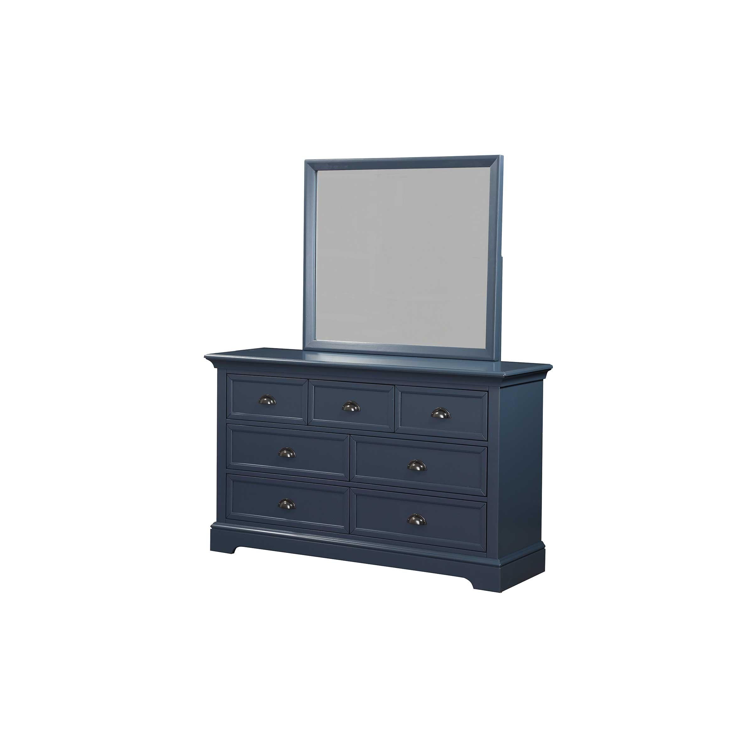 Winners Only BTB1006Y Tamarack 7 Drawer Dresser Blue