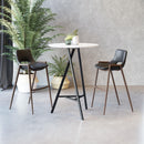 Zuo Desi 101697 Barstool - Black & Walnut IMAGE 9