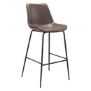 Zuo Byron 101771 Barstool - Brown IMAGE 1