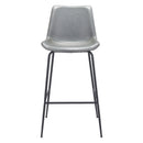 Zuo Byron 101772 Barstool - Grey IMAGE 3