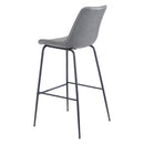 Zuo Byron 101772 Barstool - Grey IMAGE 5
