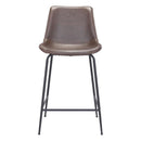 Zuo Byron 101774 Counter Stool - Brown IMAGE 3