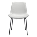 Zuo Byron 101779 Dining Chair - White IMAGE 3