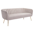Zuo Deco Stationary Fabric Sofa 101853 IMAGE 1