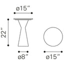 Zuo Tim Chairside Table 109363 IMAGE 8