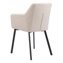 Zuo Adage 109400 Dining Chair - Beige IMAGE 5
