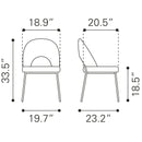 Zuo Bethpage Dining Chair 109367 IMAGE 13