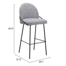 Zuo Jambi Pub Height Stool 109968 IMAGE 8
