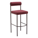 Zuo Livorno 109814 Barstool - Red & Bronze IMAGE 1