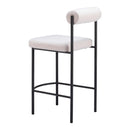 Zuo Livorno 109811 Counter Stool - Ivory IMAGE 5