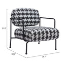 Zuo Ulet Stationary Fabric Accent Chair 110206 IMAGE 8