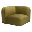 Zuo Biak 109996 Corner Chair - Green IMAGE 1