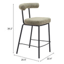Zuo Kede Counter Height Stool 110099 IMAGE 8
