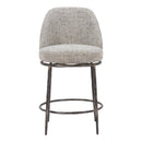 Zuo Nordhavn 110274 Swivel Counter Stool - Grey IMAGE 3
