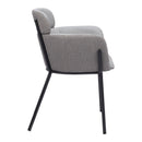 Zuo Bremor 110171 Dining Chair - Slate Grey IMAGE 2