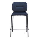 Zuo Plat 110341 Counter Stool - Blue IMAGE 3