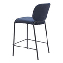 Zuo Plat 110341 Counter Stool - Blue IMAGE 5