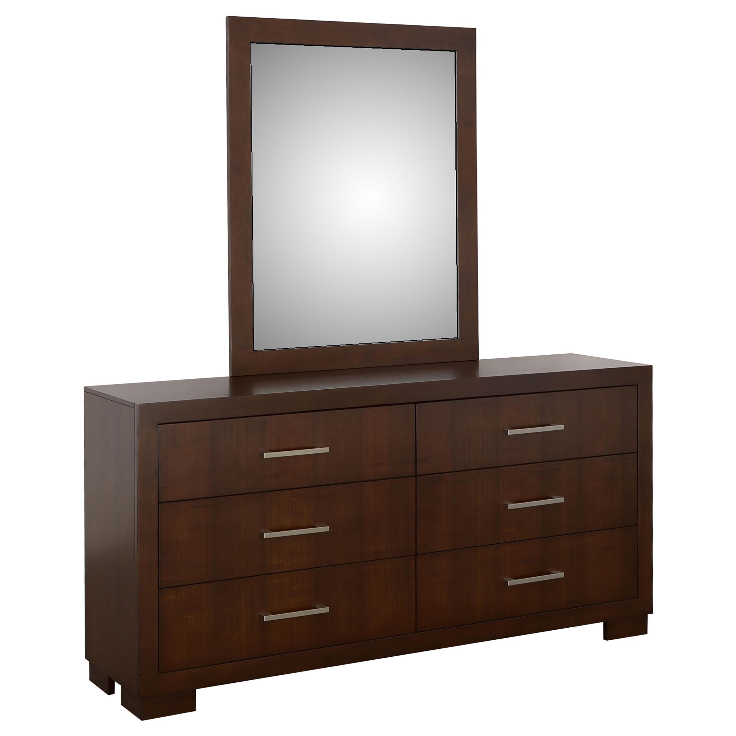 fitted lace wedding dress Coaster Furniture Jessica 200713M 6-Drawer Dresser with Mirror