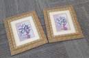 Floral Picture Set, Framed
