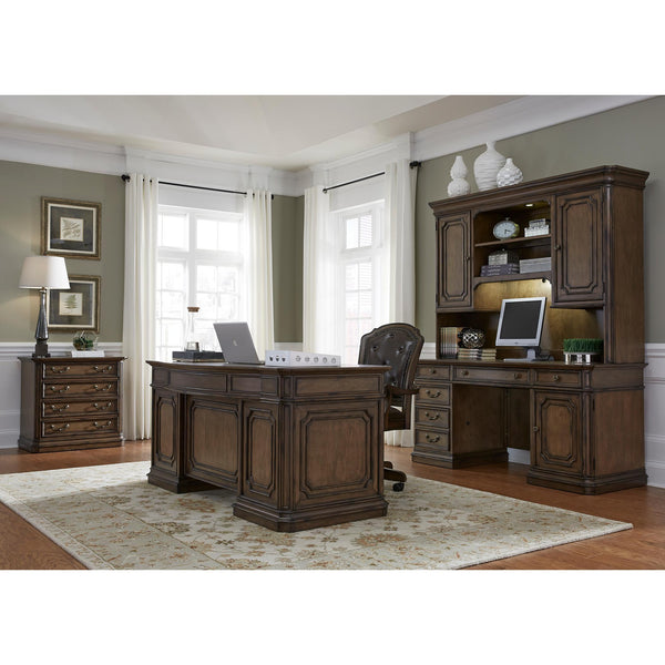 Liberty Furniture Industries Inc. Amelia Jr Executive 487-HOJ-5JES 5 pc Home Office Set IMAGE 1