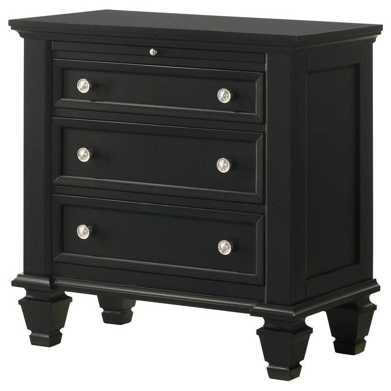 Coaster Furniture Sandy Beach 3-Drawer Nightstand 201322 IMAGE 3