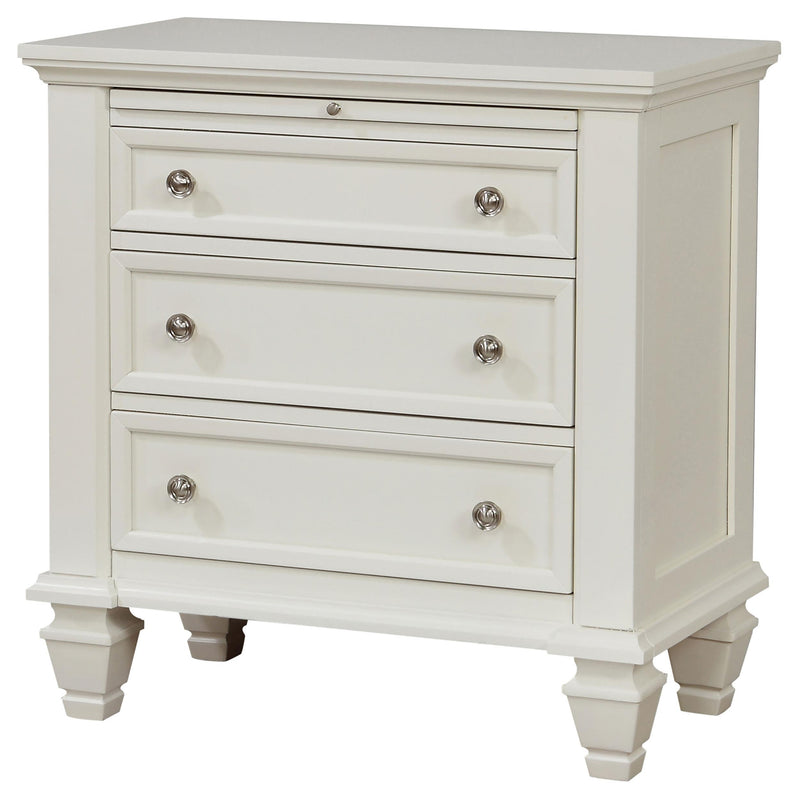 Coaster Furniture Sandy Beach 3-Drawer Nightstand 201302 IMAGE 3