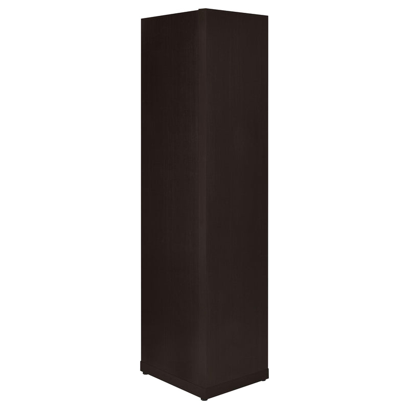 Coaster Furniture Alder 800270 71-inch 6-shelf Corner Bookcase - Cappuccino IMAGE 4