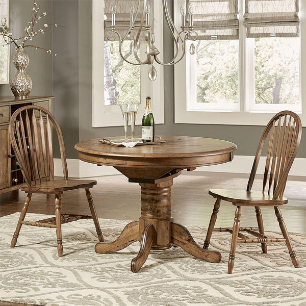 Liberty Furniture Industries Inc. Carolina Crossing 186-CD-3ROS 3 pc Dining Set IMAGE 1