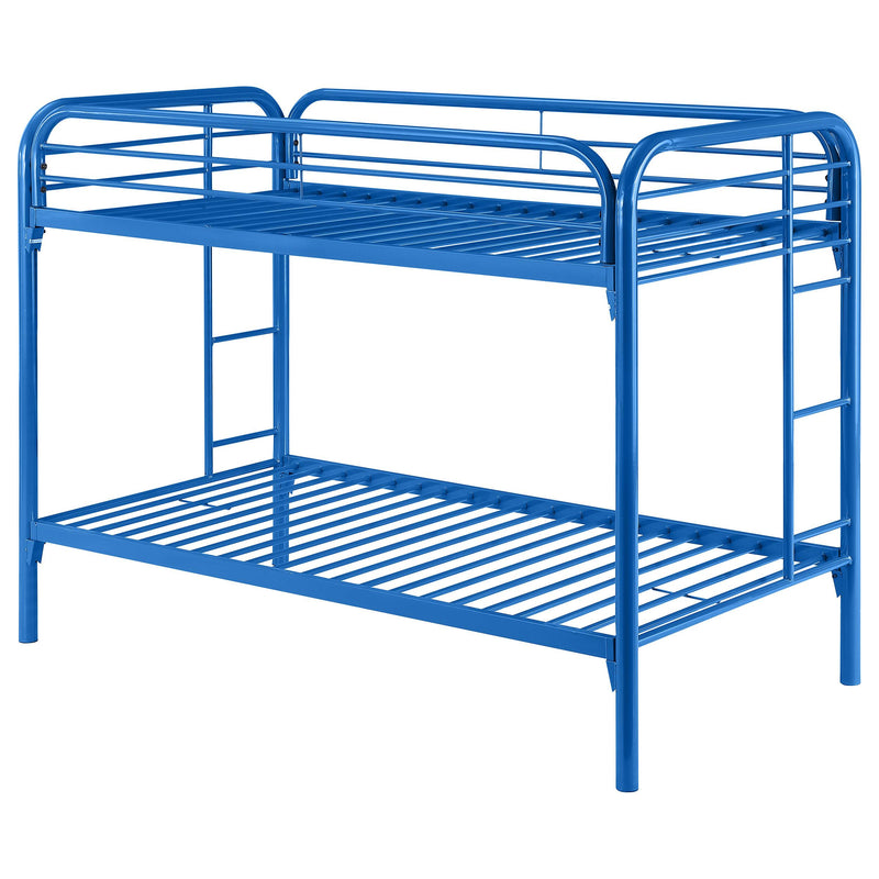 Coaster Furniture Morgan 2256B Metal Twin Over Twin Bunk Bed - Blue IMAGE 6