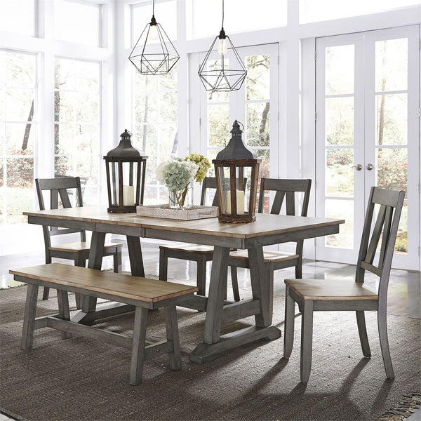 Liberty Furniture Industries Inc. Lindsey Farm 62-CD-6TRS 6 pc Dining Set IMAGE 1