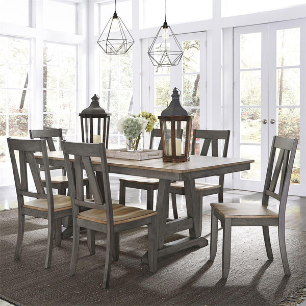 Liberty Furniture Industries Inc. Lindsey Farm 62-CD-7TRS 7 pc Dining Set IMAGE 1