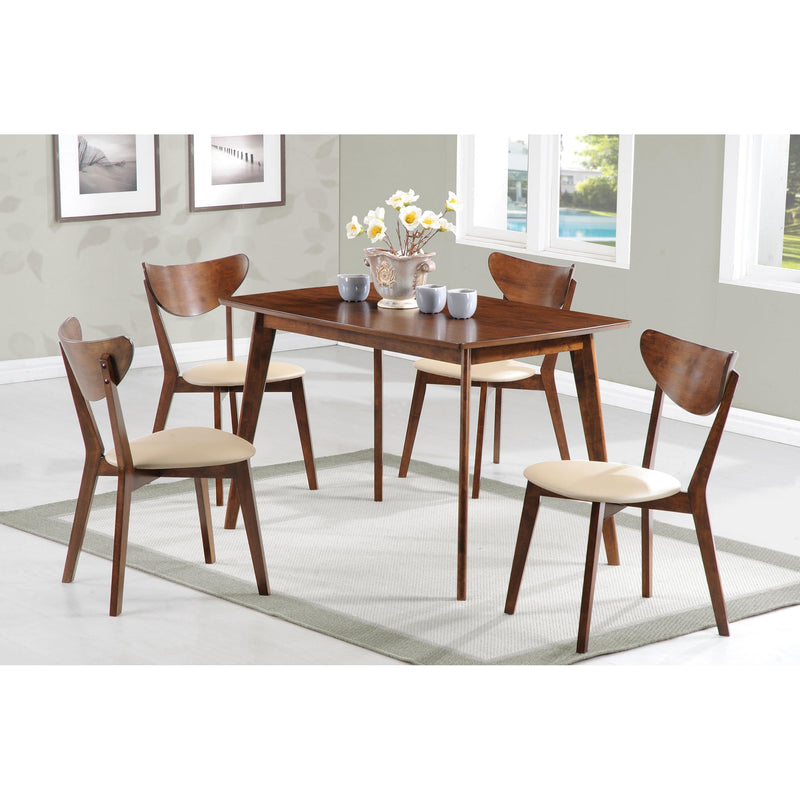 Coaster Furniture Kersey 103061 Rectangular 47-inch Wood Dining Table - Chestnut IMAGE 5