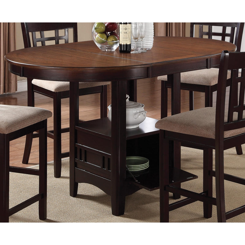 Oval counter height dining table set sale