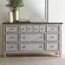 Liberty Furniture Industries Inc. Heartland 824-BR-QPBDM 5 pc Queen Panel Bedroom Set IMAGE 4