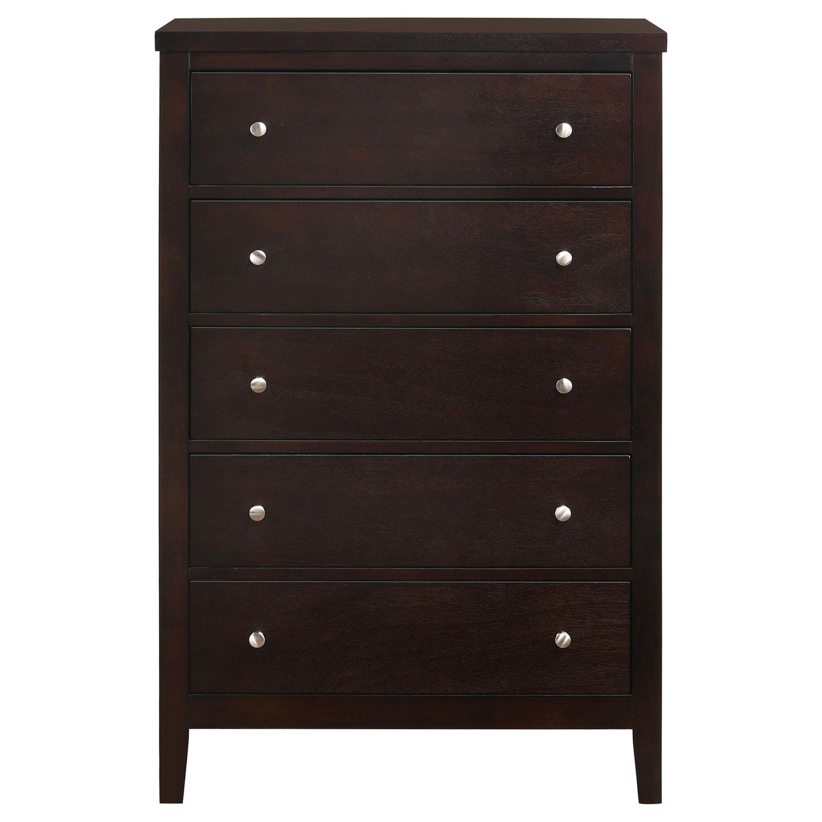 Coaster Furniture Carlton 202095 5-Drawer Bedroom Chest - Cappuccino