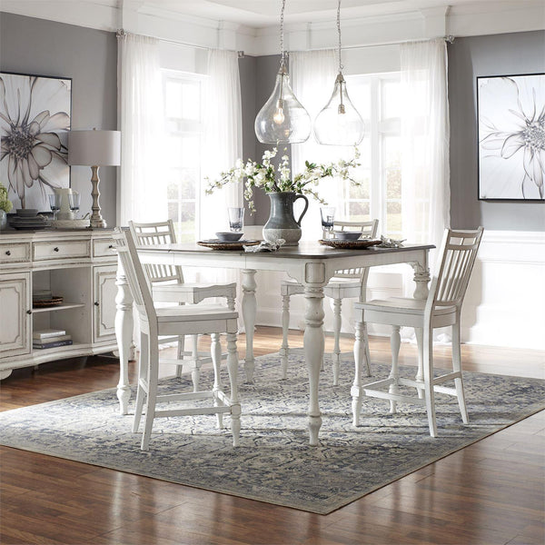  Liberty Furniture Industries Inc. Magnolia Manor 244-CD-O5GTS 5 pc Counter Height Dining Set IMAGE 1