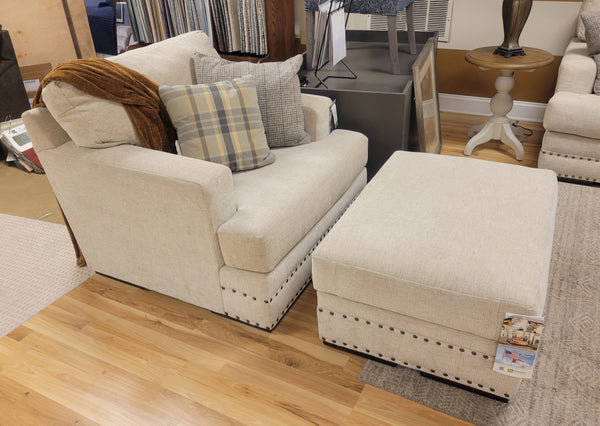 Everette Chair & 1/2 and Ottoman