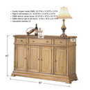 Winners Only Quails Run Sideboard DQ1470BW IMAGE 3