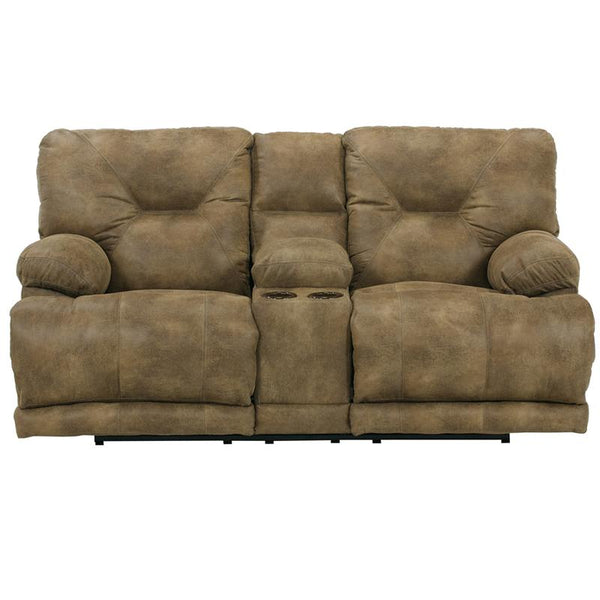 Catnapper Voyager Reclining Leather Look Fabric Loveseat 4389 1228-49/1328-49 IMAGE 1
