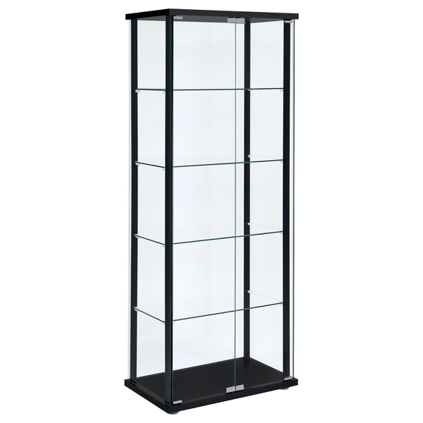 Coaster Furniture Delphinium 950170 5-shelf Clear Glass Curio Display