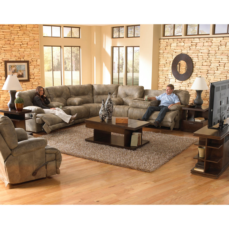 Catnapper Voyager Reclining Leather Look 3 pc Sectional 4389 1228-49/1328-49|4388 1228-49/1328-49|43845 1228-49/1328-49 IMAGE 3