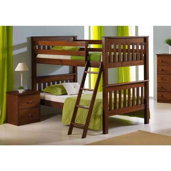 Donco Trading Company Kids Beds Bunk Bed 120-1-TTE IMAGE 1